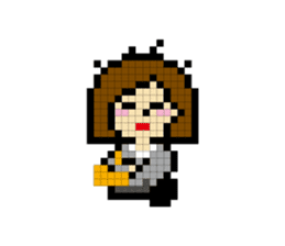 DAILY LIFE of OL pixcel sticker #14388014
