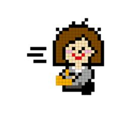 DAILY LIFE of OL pixcel sticker #14388015