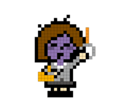 DAILY LIFE of OL pixcel sticker #14388017