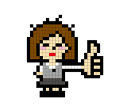 DAILY LIFE of OL pixcel sticker #14388022