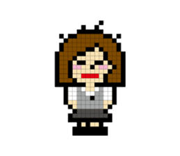 DAILY LIFE of OL pixcel sticker #14388025