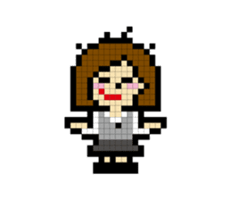 DAILY LIFE of OL pixcel sticker #14388026