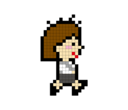 DAILY LIFE of OL pixcel sticker #14388030