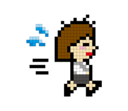 DAILY LIFE of OL pixcel sticker #14388031