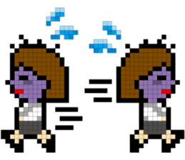 DAILY LIFE of OL pixcel sticker #14388032