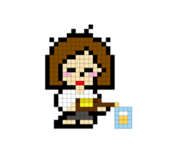 DAILY LIFE of OL pixcel sticker #14388037