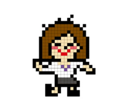 DAILY LIFE of OL pixcel sticker #14388038