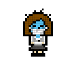 DAILY LIFE of OL pixcel sticker #14388042