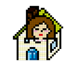 DAILY LIFE of OL pixcel sticker #14388047