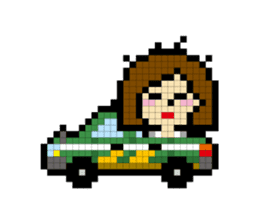 DAILY LIFE of OL pixcel sticker #14388048