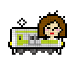 DAILY LIFE of OL pixcel sticker #14388049