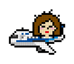 DAILY LIFE of OL pixcel sticker #14388050