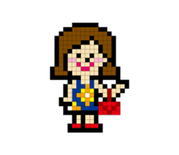 DAILY LIFE of OL pixcel sticker #14388051