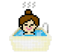 DAILY LIFE of OL pixcel sticker #14388052