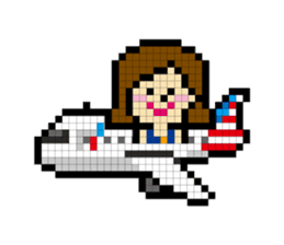 DAILY LIFE of OL pixcel sticker #14388053