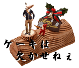 Chihuahua man,New Year's Holiday sticker #14388500