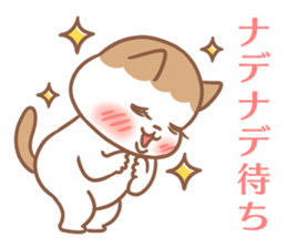 Cute cat and shy cat sticker #14388942