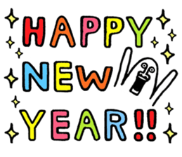 Happy New Year Sticker!!2 sticker #14388976