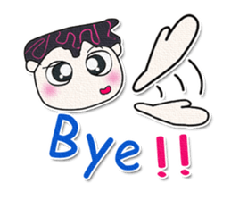 Hi my name is Saki...^^ sticker #14389040