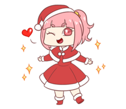 Boni & Pink: Christmas & New Year sticker #14389171