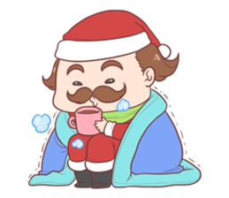 Boni & Pink: Christmas & New Year sticker #14389172