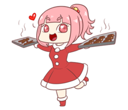 Boni & Pink: Christmas & New Year sticker #14389173