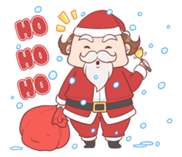 Boni & Pink: Christmas & New Year sticker #14389176
