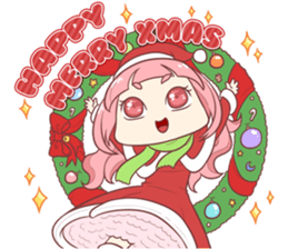 Boni & Pink: Christmas & New Year sticker #14389177
