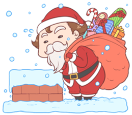 Boni & Pink: Christmas & New Year sticker #14389180