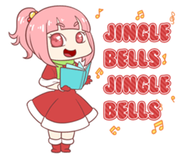 Boni & Pink: Christmas & New Year sticker #14389181