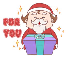 Boni & Pink: Christmas & New Year sticker #14389182