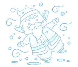 Boni & Pink: Christmas & New Year sticker #14389184