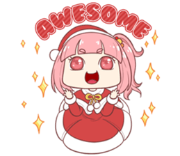 Boni & Pink: Christmas & New Year sticker #14389186