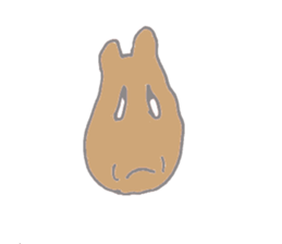 A cheerful bear sticker #14389340