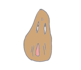 A cheerful bear sticker #14389341