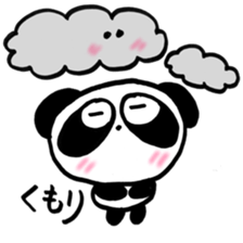 Pretty panda P-chan3 sticker #14389875
