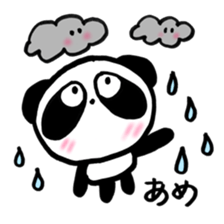 Pretty panda P-chan3 sticker #14389876