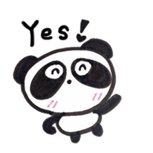 Pretty panda P-chan3 sticker #14389880