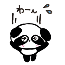 Pretty panda P-chan3 sticker #14389885