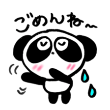 Pretty panda P-chan3 sticker #14389887