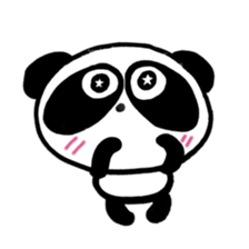 Pretty panda P-chan3 sticker #14389889