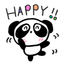 Pretty panda P-chan3 sticker #14389896