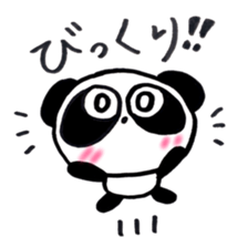 Pretty panda P-chan3 sticker #14389898