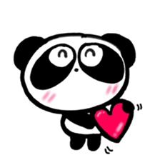 Pretty panda P-chan3 sticker #14389900