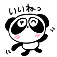 Pretty panda P-chan3 sticker #14389901