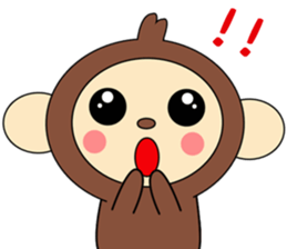 Monkeys normal sticker #14391471