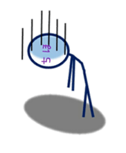 Stickman Chiho 2 sticker #14392135