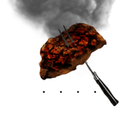 Steak 400 g sticker #14392780