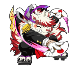 SENGOKU PUZZLE!! ANIMAL DAIGASSEN No.03 sticker #14392786