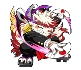 SENGOKU PUZZLE!! ANIMAL DAIGASSEN No.03 sticker #14392786
